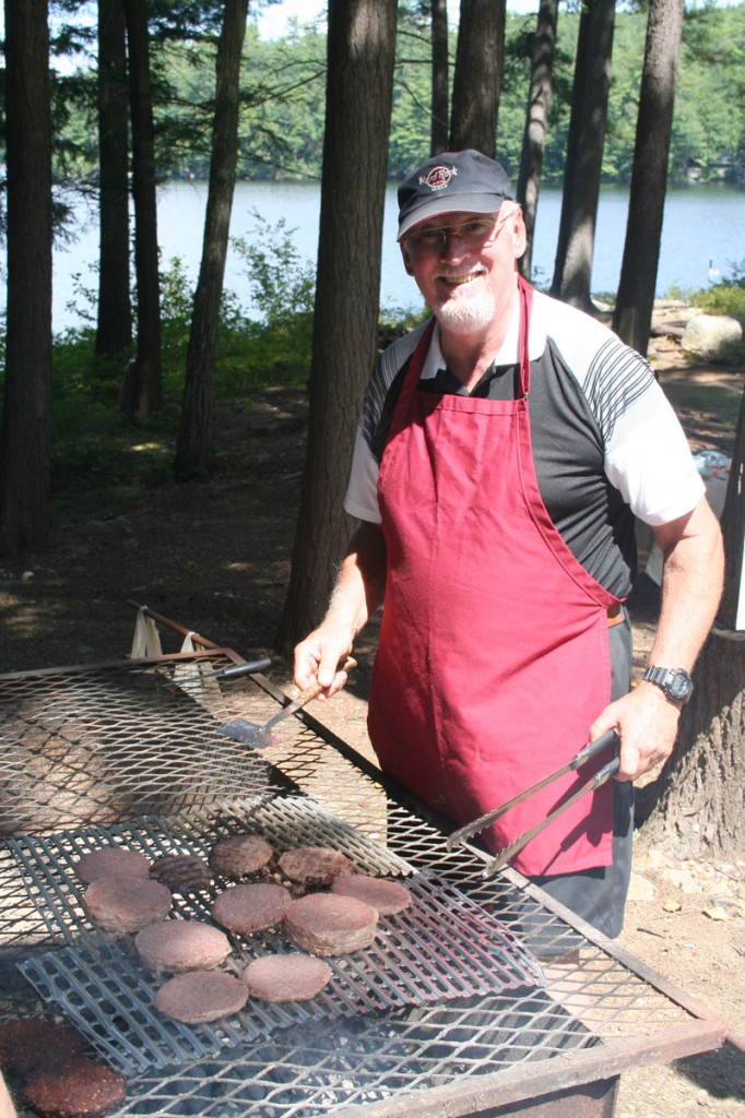 Don Thibeault, LWIA President and resident grill master
